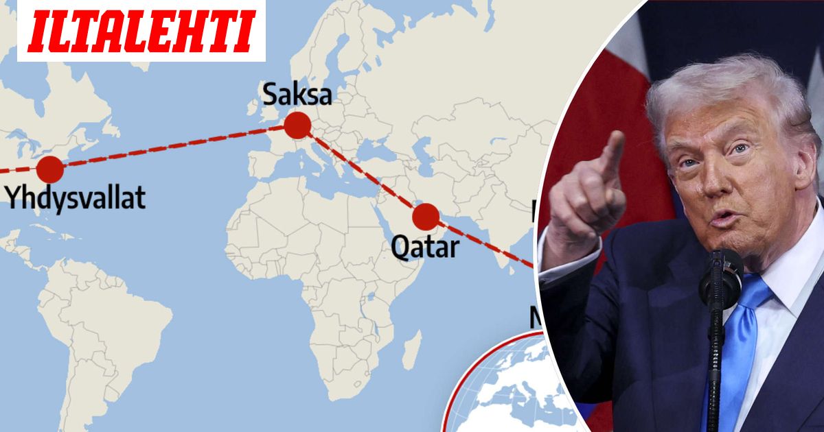 Trump meni koko Maan ympäri – Kuva näyttää
