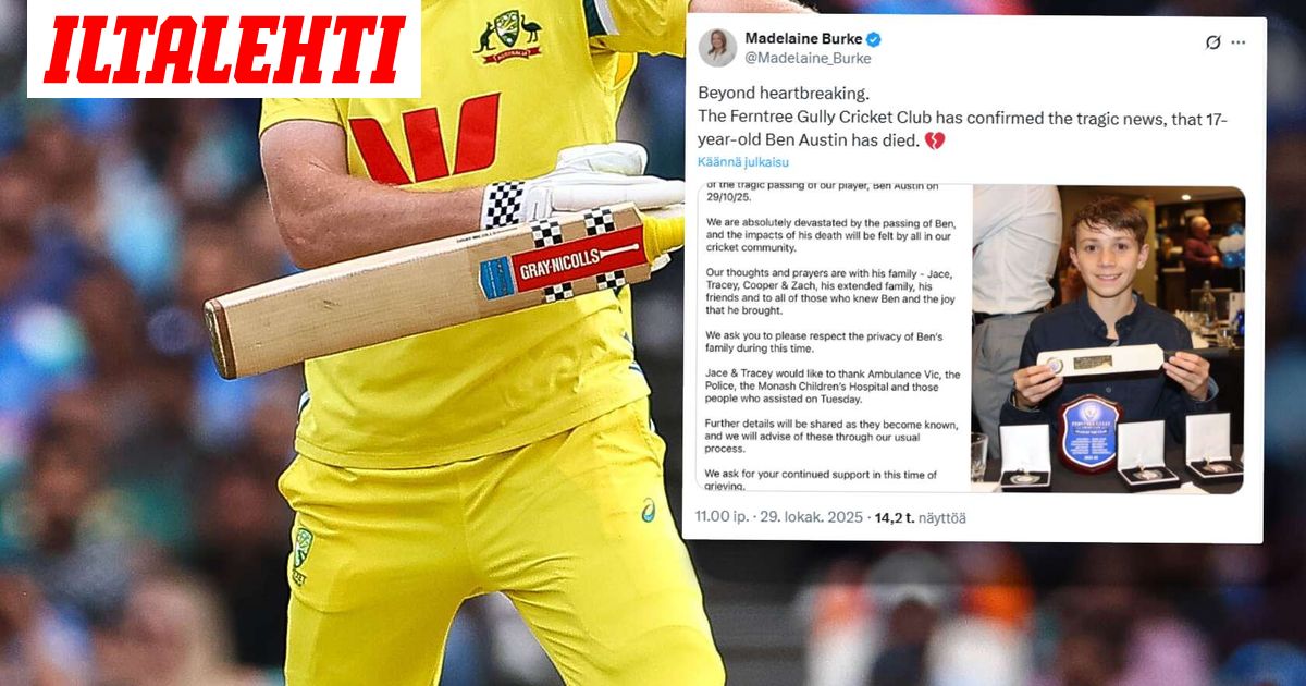 Teinipoika kuoli karmealla tavalla krikettikentällä Australiassa