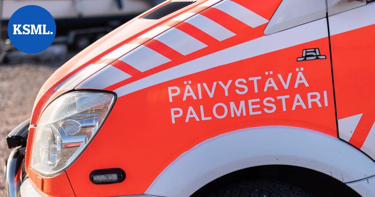 Työkone kaatui ja syttyi tuleen Äänekoskella | Keski-Suomi