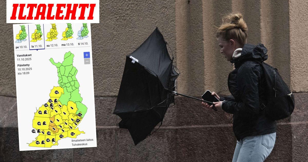 Kohta Suomessa on vaarallinen sää