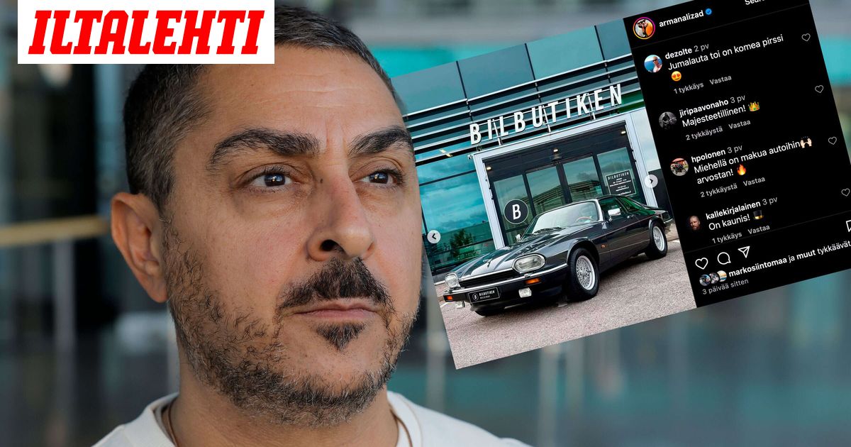 Arman Alizad osti Jaguar XJS:n – Näin suomalaiset tähdet reagoivat