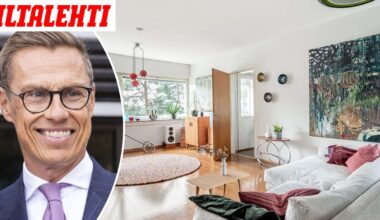 Alexander Stubbin lapsuudenkoti on myynnissä – Huikea yhtiövastike