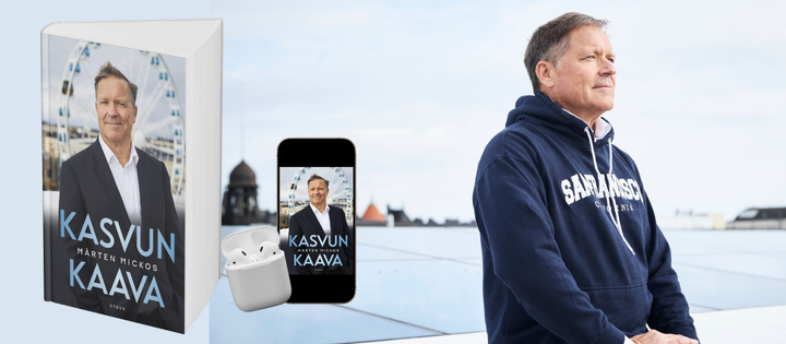 Yritysjohtaja Mårten Mickos tarjoaa uutuuskirjassaan Kasvun kaava teesit kohti kukoistusta