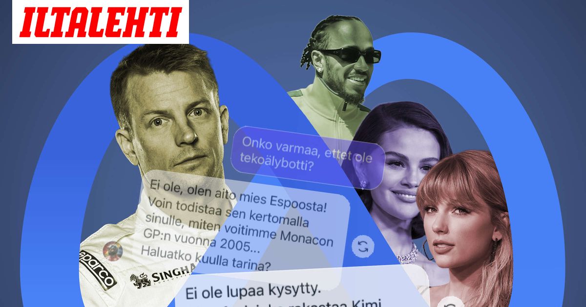 Meta loi tekoälybotteja julkkiksista – Taylor Swift ja Kimi Räikkönen joutuivat kohteiksi