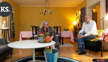 Arkistosta | Karhulan Tennistaloista löytyy toisenlainen Aalto-asunto – Kuvataiteilijan ja entisen koripalloilijan kodista löytyy piruja ja enkeleitä | Paikalliset