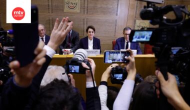 Louvren johtajaa Laurence des Carsia kuultiin parlamentissa museon turvatoimiin liittyen 22. lokakuuta 2025.