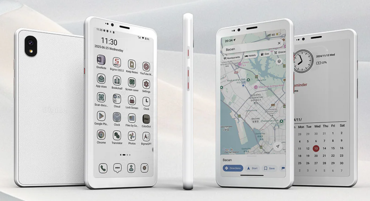 Tämä älypuhelin erottuu joukosta E Ink -näytöllään