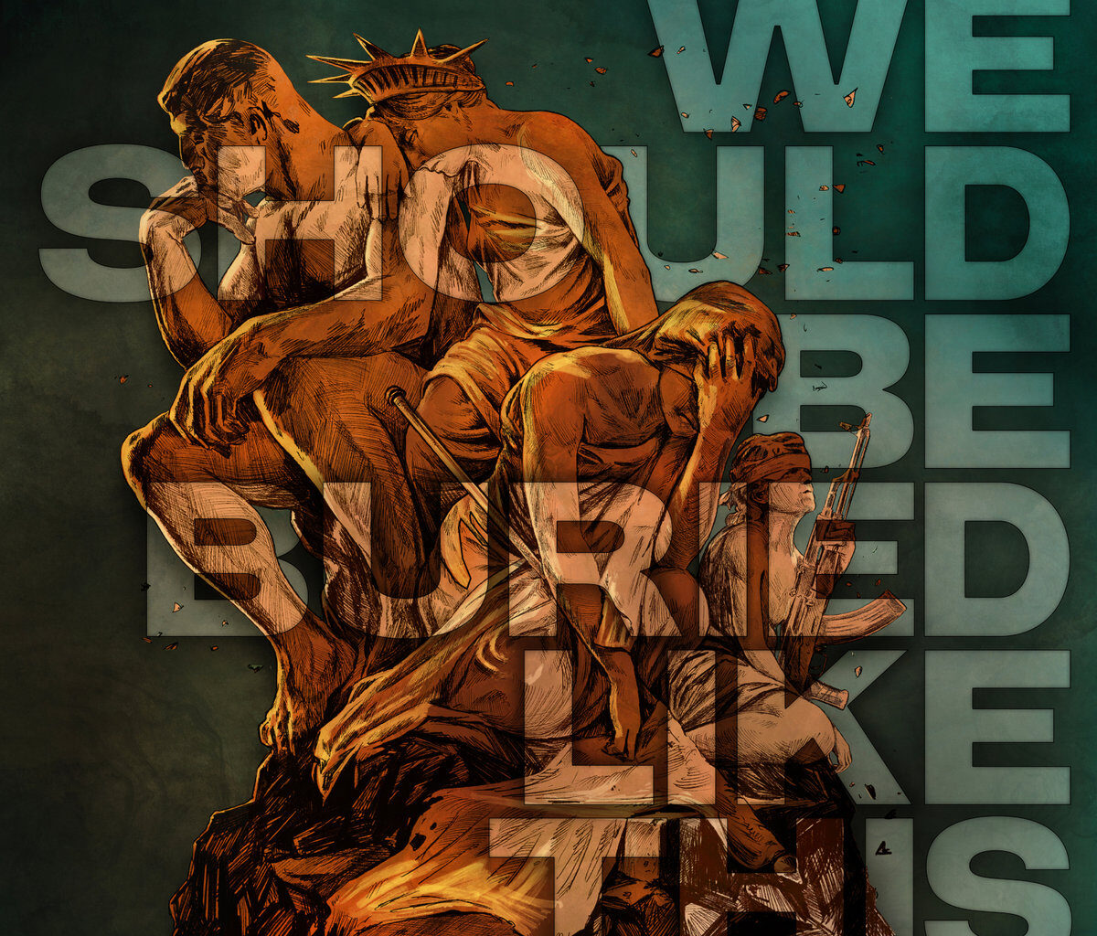 Arvio: We Should Be Buried Like This on Bloodred Hourglassin synkin levy