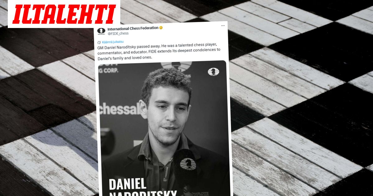 Suurmestari Daniel Naroditsky kuoli 29-vuotiaana