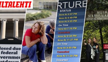 USA on kiinni – Tältä se näyttää