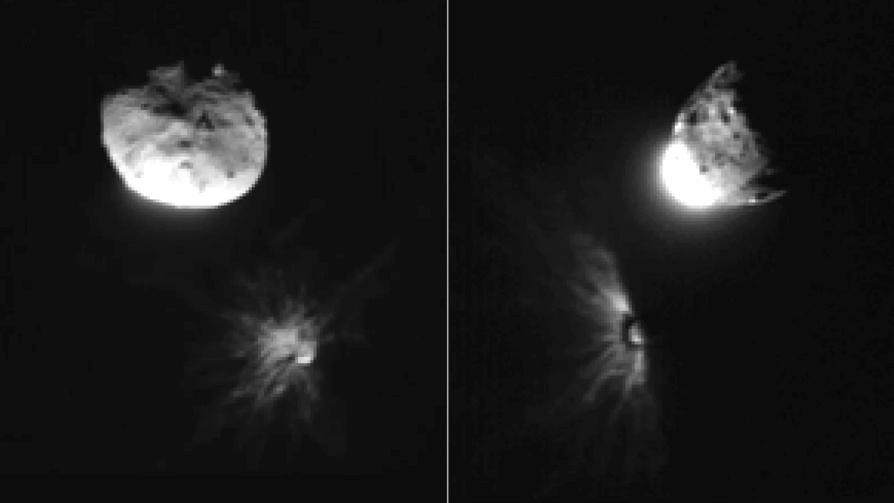Dart-luotaintörmäytys irrotti asteroidista 16 miljoonaa kiloa ainetta