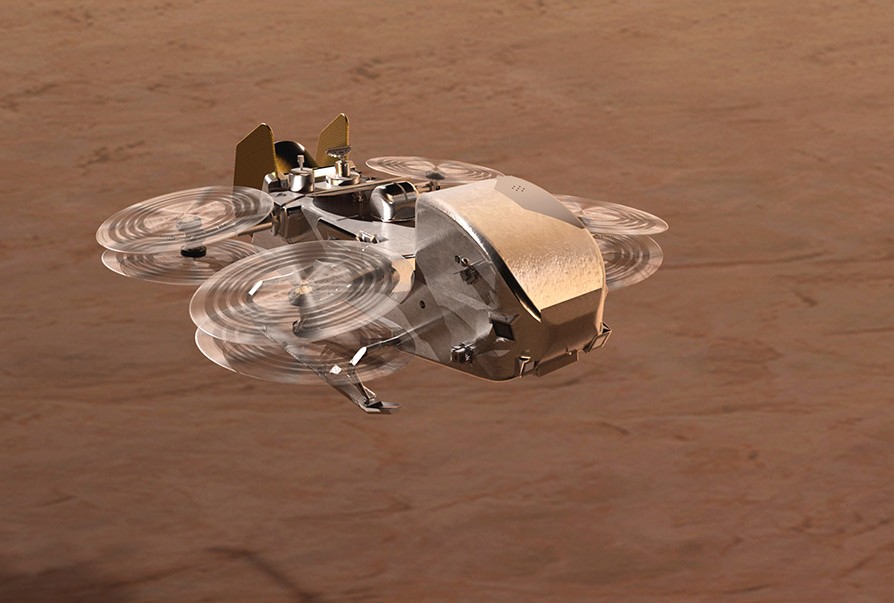 Titaniin lähetettävä Dragonfly-kopteri pääsee rakennettavaksi