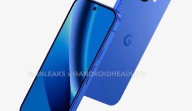 Google Pixel 10a:n mallinnos. Kuva: OnLeaks / Android Headlines.