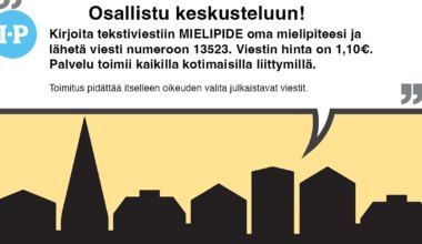 Tätä mieltä tänään: "Postin ylin johto sai vuosipalkkaansa vastaavat bonukset postin listautuessa pörssiin! Kyllä tässä maassa rahaa on!"