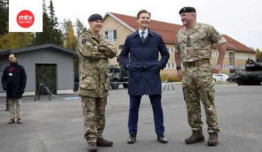 Lippuseremonia juhlisti Nato-esikunnan avajaisia Mikkelissä