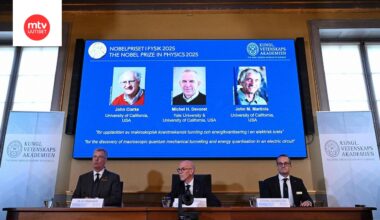 Fysiikan Nobel-palkinto kolmelle kvanttimekaniikan tutkimuksesta