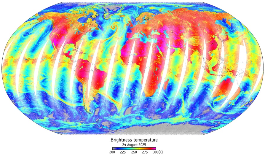 ESA esittelee Euroopan uuden sääsatelliitin dataa