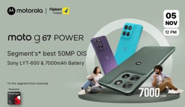 Motorola esittelee Moto G67 Powerin Intiassa 5. marraskuuta.
