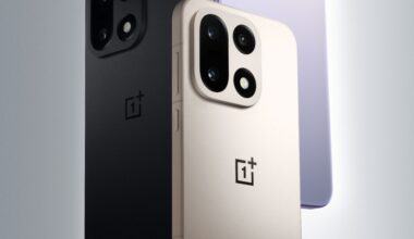 OnePlus 15 eri väreissä.