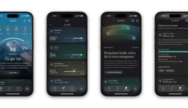 Oura-sovellus uudistuu.