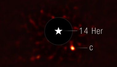 Webb-teleskooppi ikuisti hyisen eksoplaneetan oudolla kiertoradalla