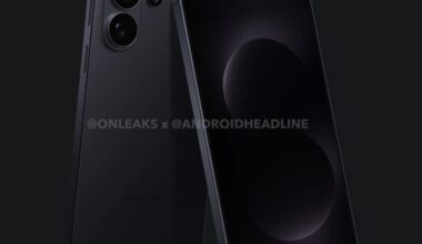 Samsung Galaxy S26 Ultran mallinnos. Kuva: OnLeaks / Android Headlines.