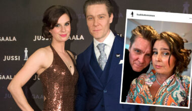 Tuukka ja Olga Temonen ensi-iltaan koko perheen voimin – näin päivä sujui