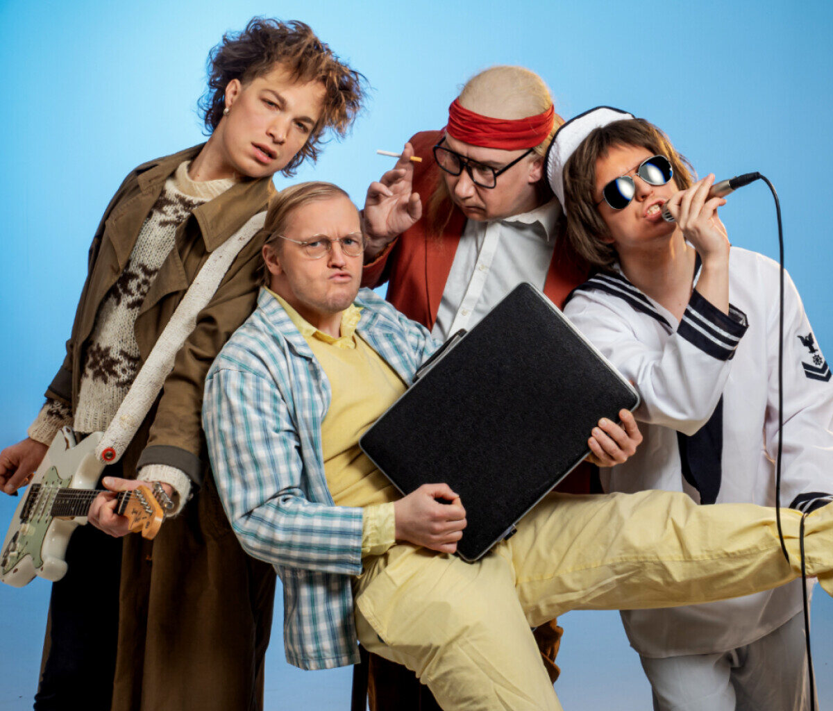 Juicen, Hassisen Koneen ja Eppu Normaalin hitit soivat Kajaanissa nähtävässä suomirock-musikaalissa