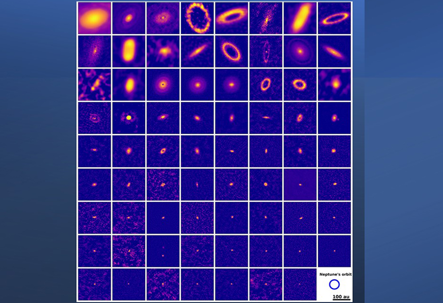 Alma-teleskooppi löysi liudan pieniä protoplanetaarisia kiekkoja