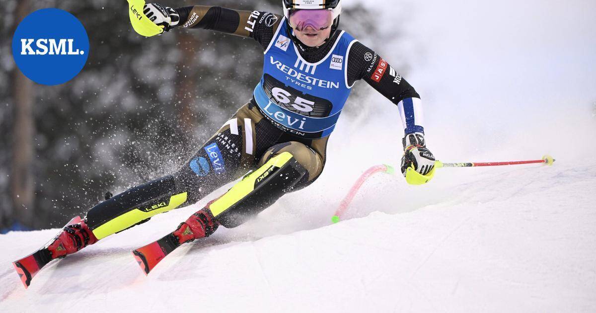 Rosa Pohjolainen pujotteli toiselle kierrokselle Levillä | Urheilu