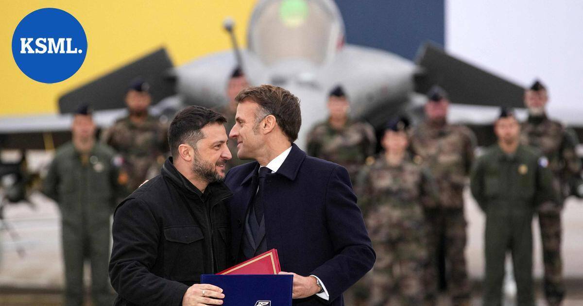 Macron ja Zelenskyi allekirjoittivat aiesopimuksen hävittäjäkaupoista | Uutissuomalainen