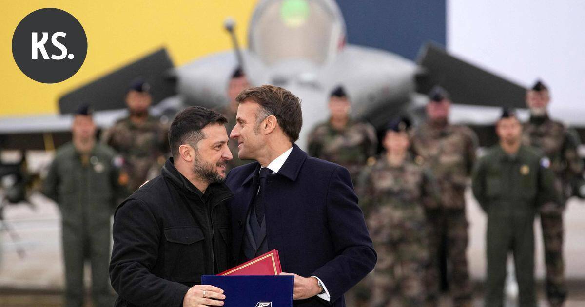 Macron ja Zelenskyi allekirjoittivat aiesopimuksen hävittäjäkaupoista | Uutissuomalainen