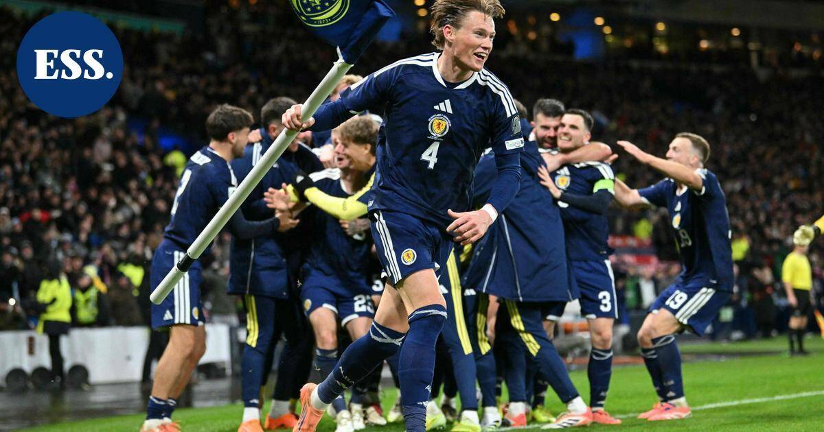 Skotlanti päihitti Tanskan ja pääsi jalkapallon MM-lopputurnaukseen ensi kertaa 2000-luvulla | Urheilu