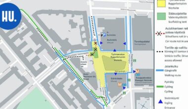 Vilkas risteys Helsingin keskustassa suljetaan 5 kuukaudeksi | Paikalliset