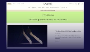 Nettivaatekauppa Ivalo on mennyt konkurssiin | Uutisia lyhyesti