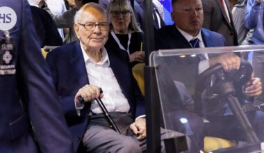 Warren Buffettin yhtiö myi 6 miljardin dollarin edestä osakkeita