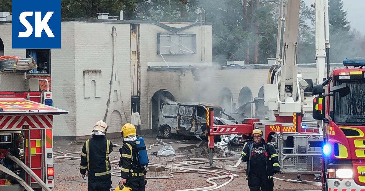 Pakettiauto räjähti hotellin parkkipaikalla Joroisissa – kaksi ihmistä kuoli