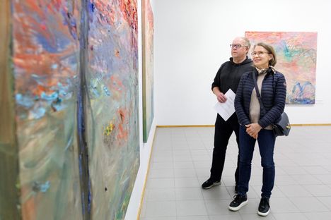 Sirkka ja Timo Lahtinen olivat tulossa Italiasta ja menossa kotiin Kokkolaan.