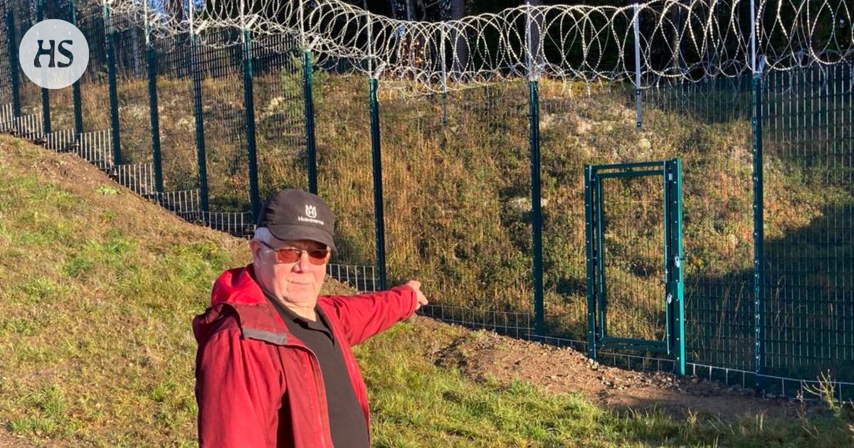 Eino Uimosen tontille pääsee vain viranomaisluvalla ja lähinaapuri on Venäjä