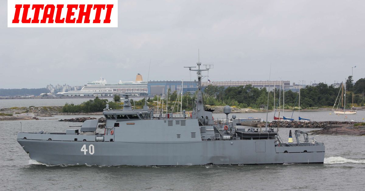 Miinojenraivaus käynnissä Suomenlahdella