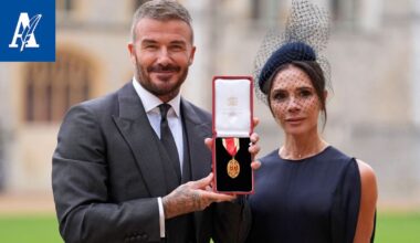 David Beckham on nyt Sir David Beckham