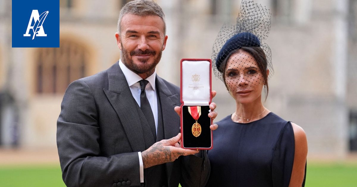 David Beckham on nyt Sir David Beckham