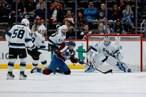 Miko Matikka pelasi Utahin paidassa Denverissä syyskuussa harjoitusottelussa.