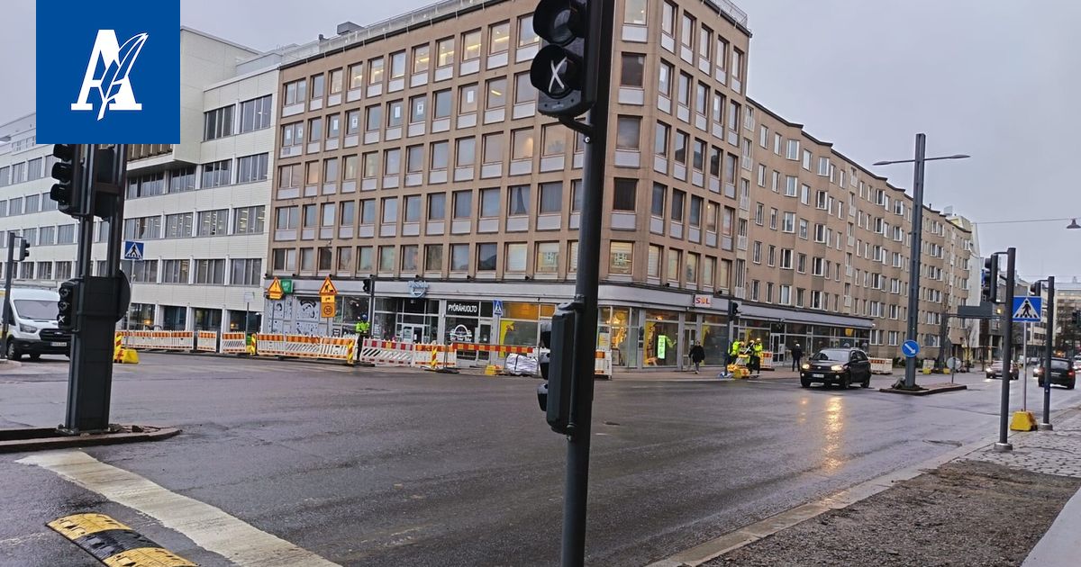 Järjestelyt muuttuivat: liikenne­ympyrä poistettiin vilkkaalta Satakunnan­kadulta
