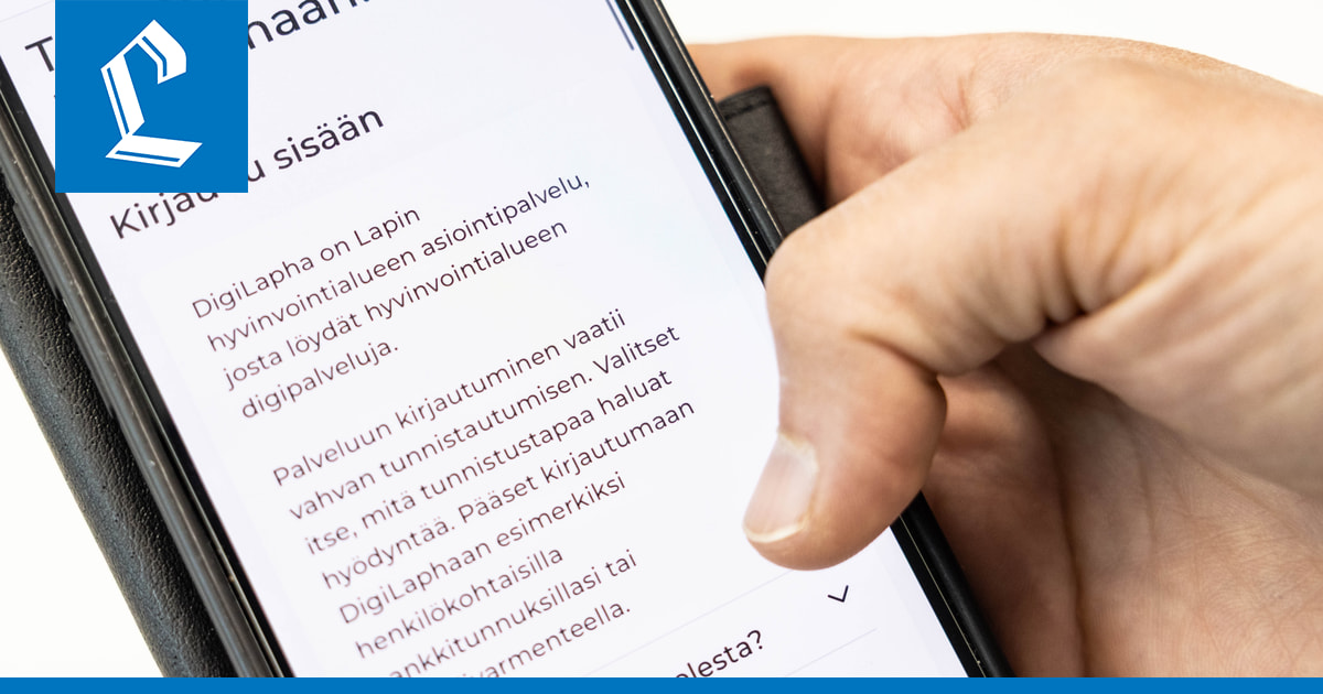 Laphan sovellus laajenee uusiin sosiaalipalveluihin