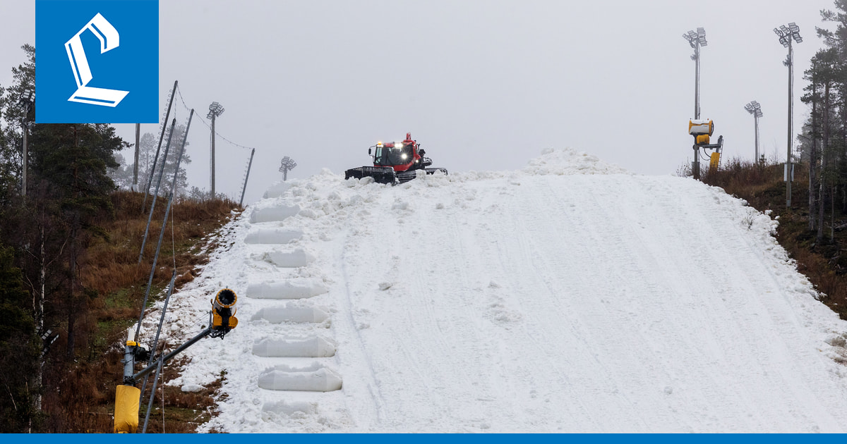 Lämmin sää sulatti kolmanneksen Levin lumivarastoista, maailmancup varmistui silti ensi viikon lopulle