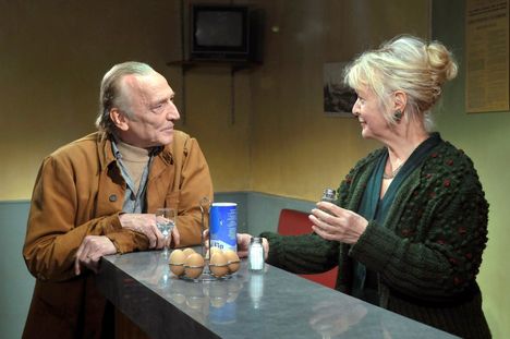 Aki Kaurismäen elokuva Le Havre. Salon vastanäyttelijänä André Wilms.