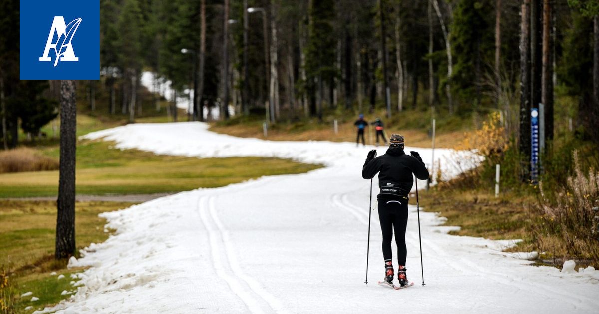Lämmin sää sulatti kolmanneksen Levin lumivarastoista