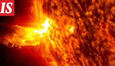 Simulaatio: Raju aurinkomyrsky voisi tuhota kaikki satelliitit