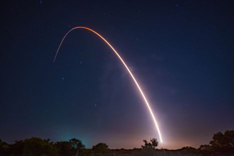 Kuva Minuteman III:n testistä viime toukokuulta.